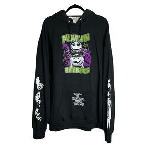 Hot Topic Disney Nightmare Before Christmas Pumpkin King Sweatshirt Hoodie 2X